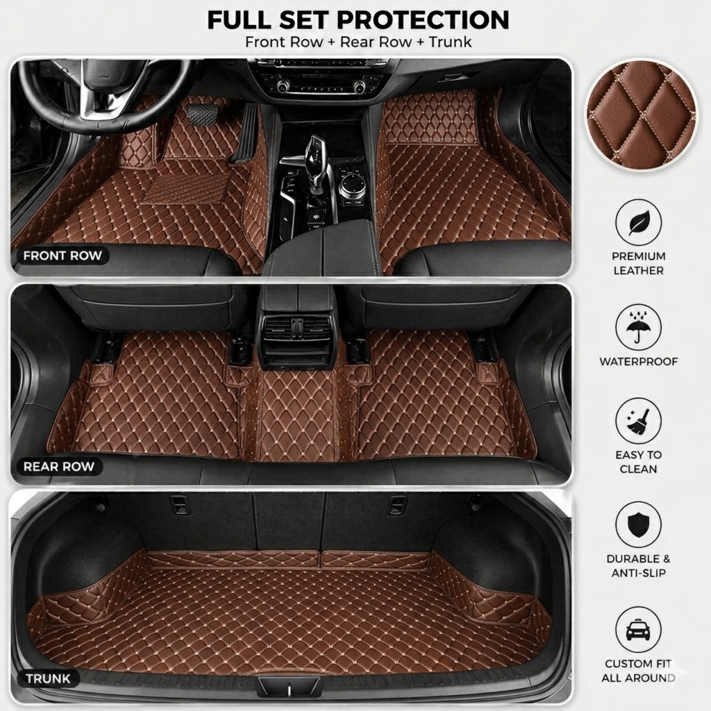 Elvie Heavy Duty Universal Fit Car Mats, SUVs, and Trucks