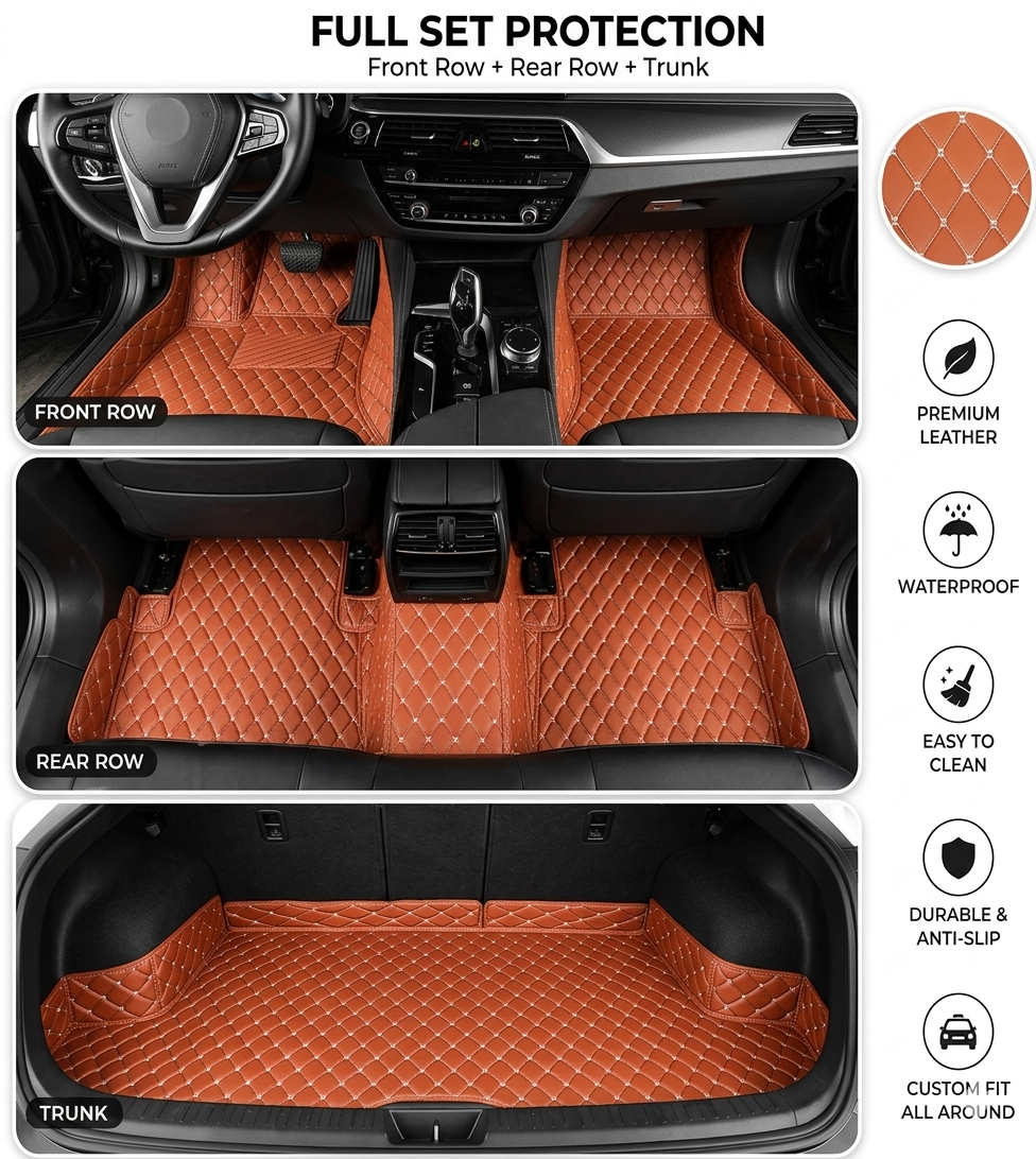 Elvie Heavy Duty Universal Fit Car Mats, SUVs, and Trucks
