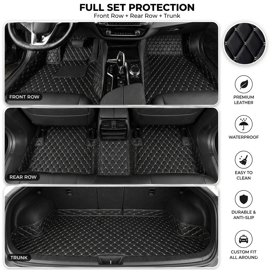 Elvie Heavy Duty Universal Fit Car Mats, SUVs, and Trucks