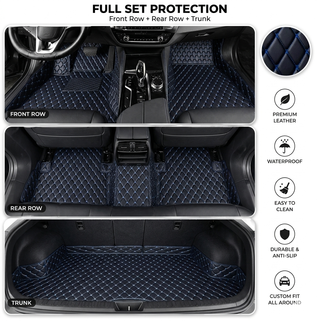 Elvie Heavy Duty Universal Fit Car Mats, SUVs, and Trucks